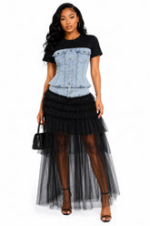 She Didn't Come to Blend In Skirt