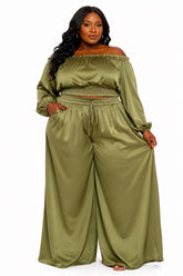 Olive in Her Element Set | Curvy Fashun