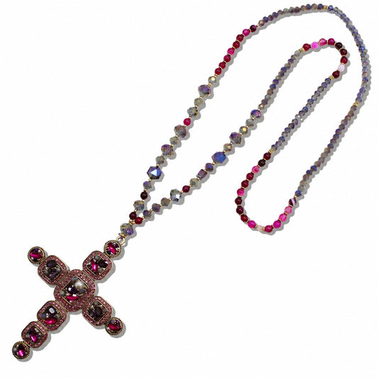 Divinely Adorned Cross Necklace
