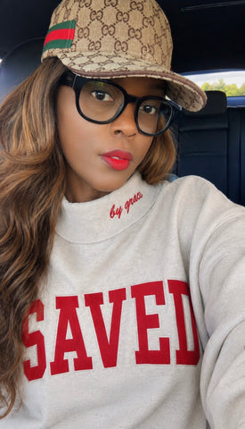 Saved By Grace Sweatshirt ( Pre-Order) ETA 9/16
