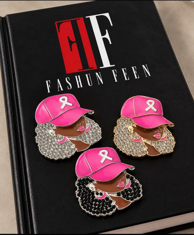 She Wears Pink Brooch