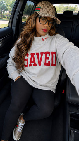 Saved By Grace Sweatshirt ( Pre-Order) ETA 9/16