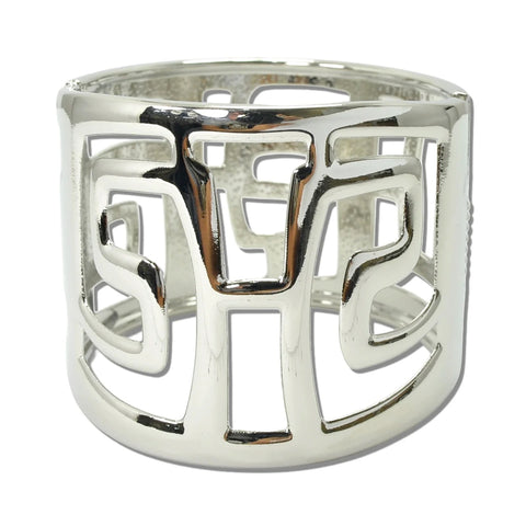 Geometric Glam Bangle