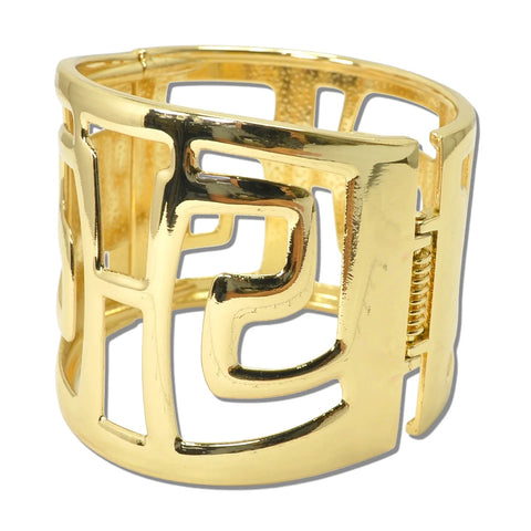 Geometric Glam Bangle
