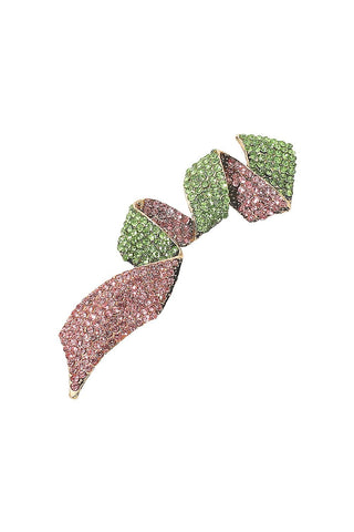 Pretty in Pink & Green Brooch 💗💚