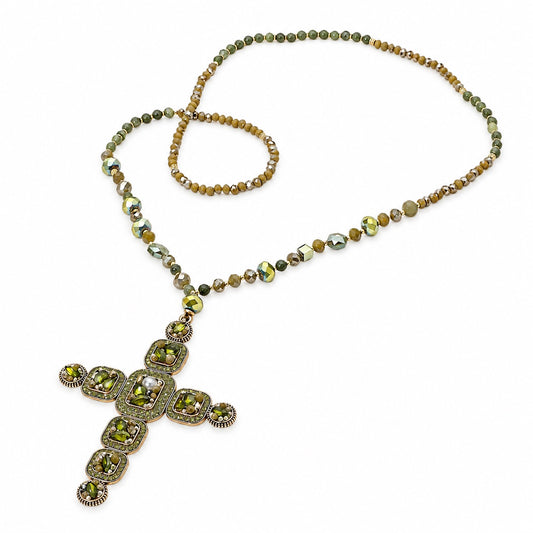 Divinely Adorned Cross Necklace
