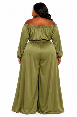 Olive in Her Element Set | Curvy Fashun