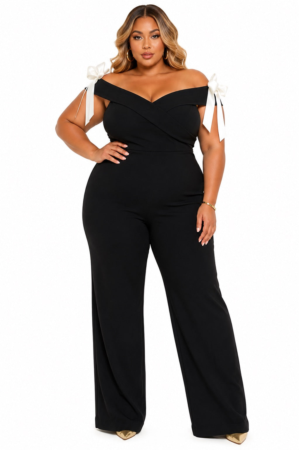 She Is the Gift Jumpsuit | Curvy Feen
