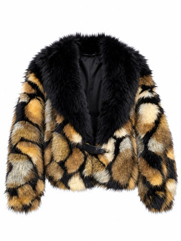 Mixed Feelings Faux Fur Jacket