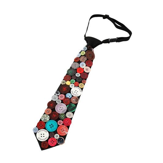 Buttoned Up & Bold Tie