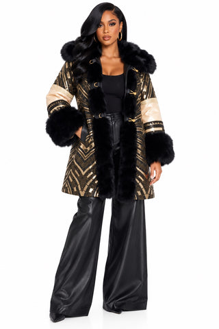 She’s Bad A$$ Faux Fur Coat