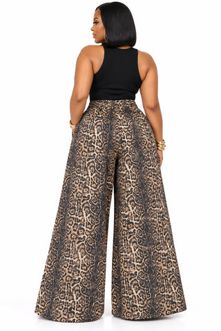 Wild Side Wide Leg Pants | Curvy Fashun