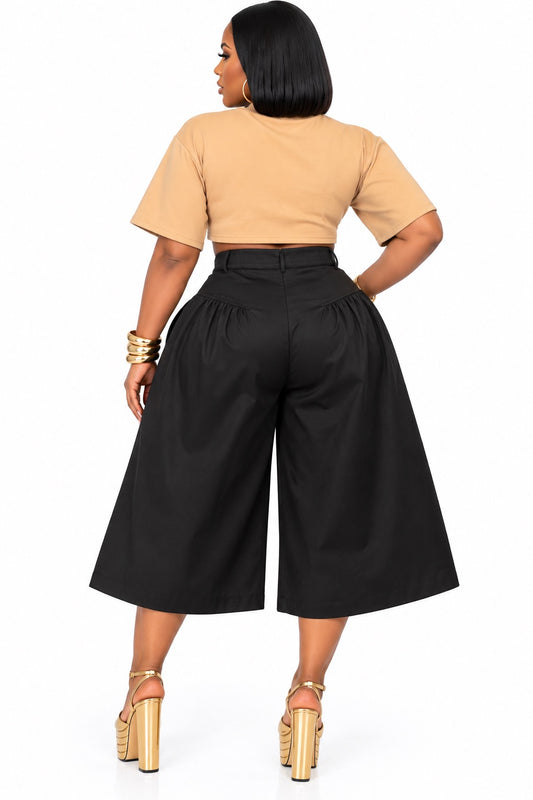 Wide Angle Crop Pants