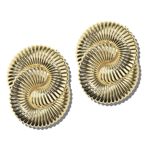 Swirl Statement Earrings