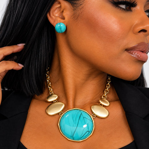 Turquoise Takeover Necklace Set