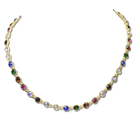Color Me FASHUN Rhinestone Necklace