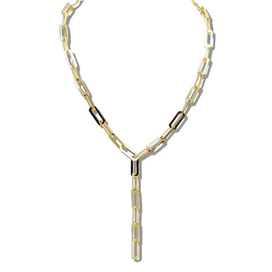 Linked Up Y Necklace