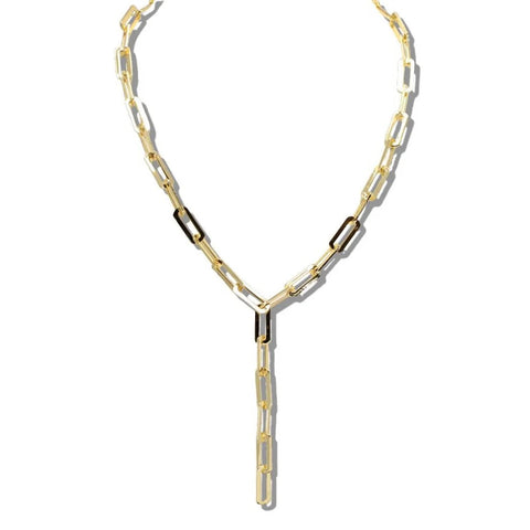 Linked Up Y Necklace