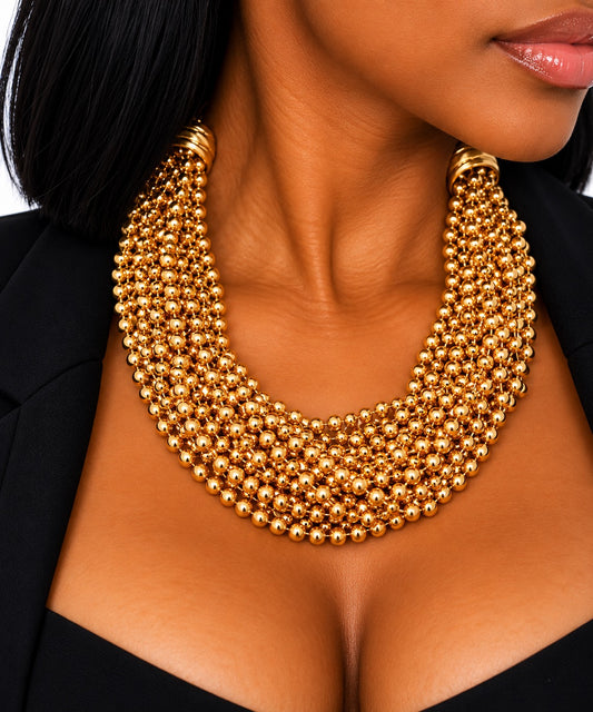 Gold Rush Statement Necklace