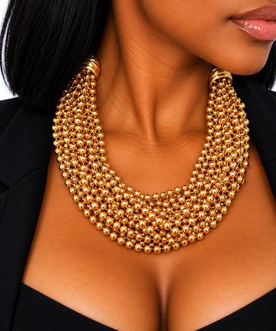 Gold Rush Statement Necklace