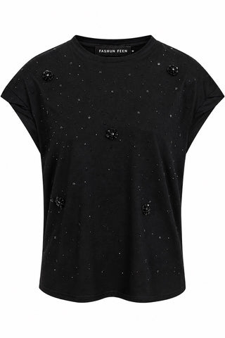 She's the Spark Top | Black