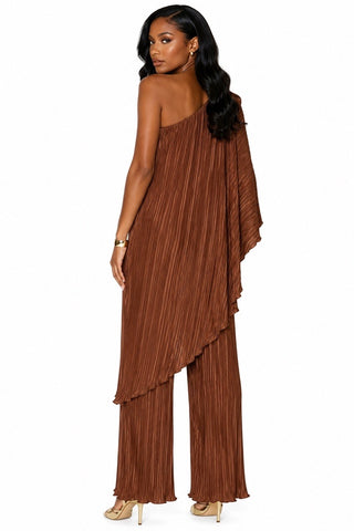 Bronze Muse Pleated Set
