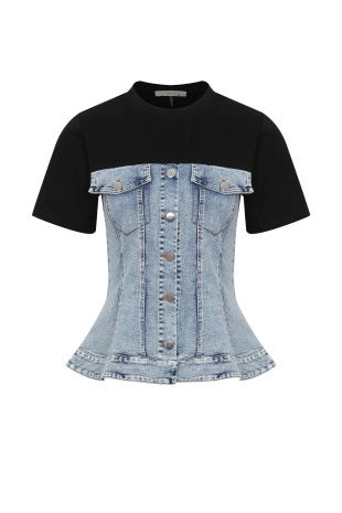 Denim Energy Top