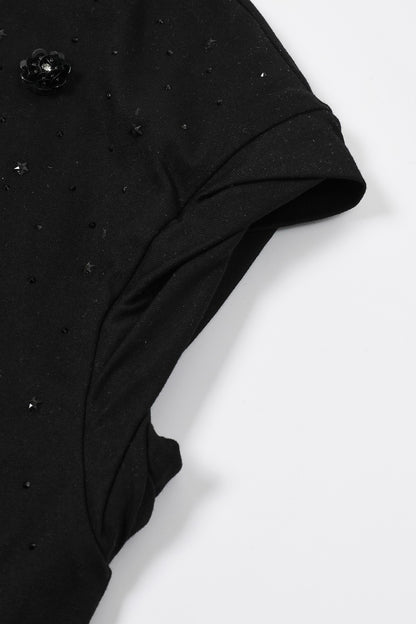 She's the Spark Top | Black