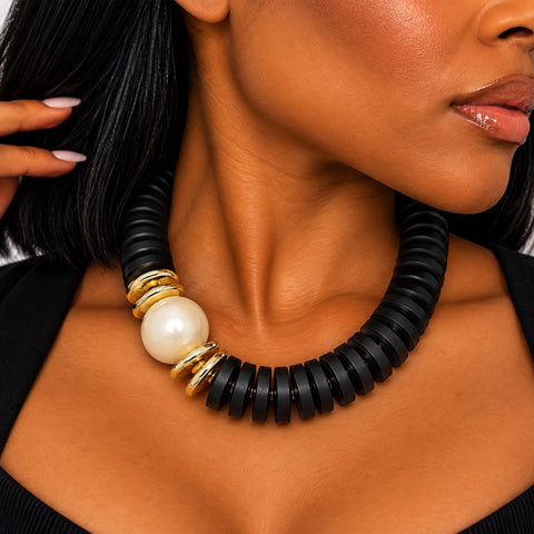Wooden Luxe Necklace