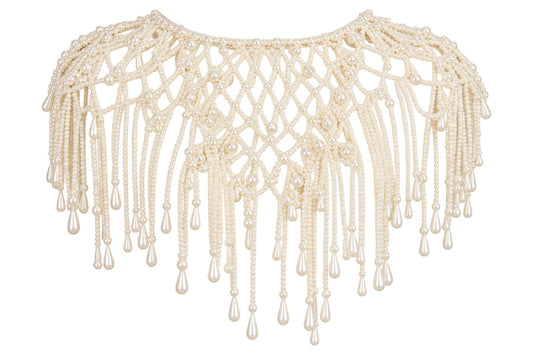 Dripped in Pearls Embellished Overlay