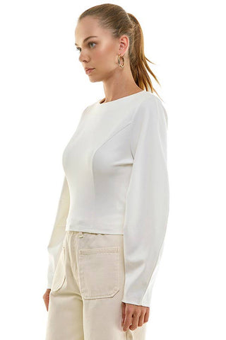 Barrel Slv Knit Top